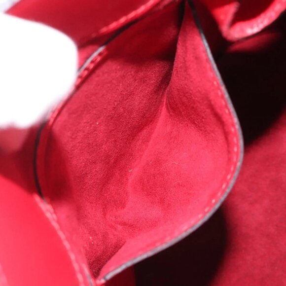 LOUIS VUITTON Epi Cluny Shoulder Bag Red M52257 LV Auth 115722 - Picture 4 of 15